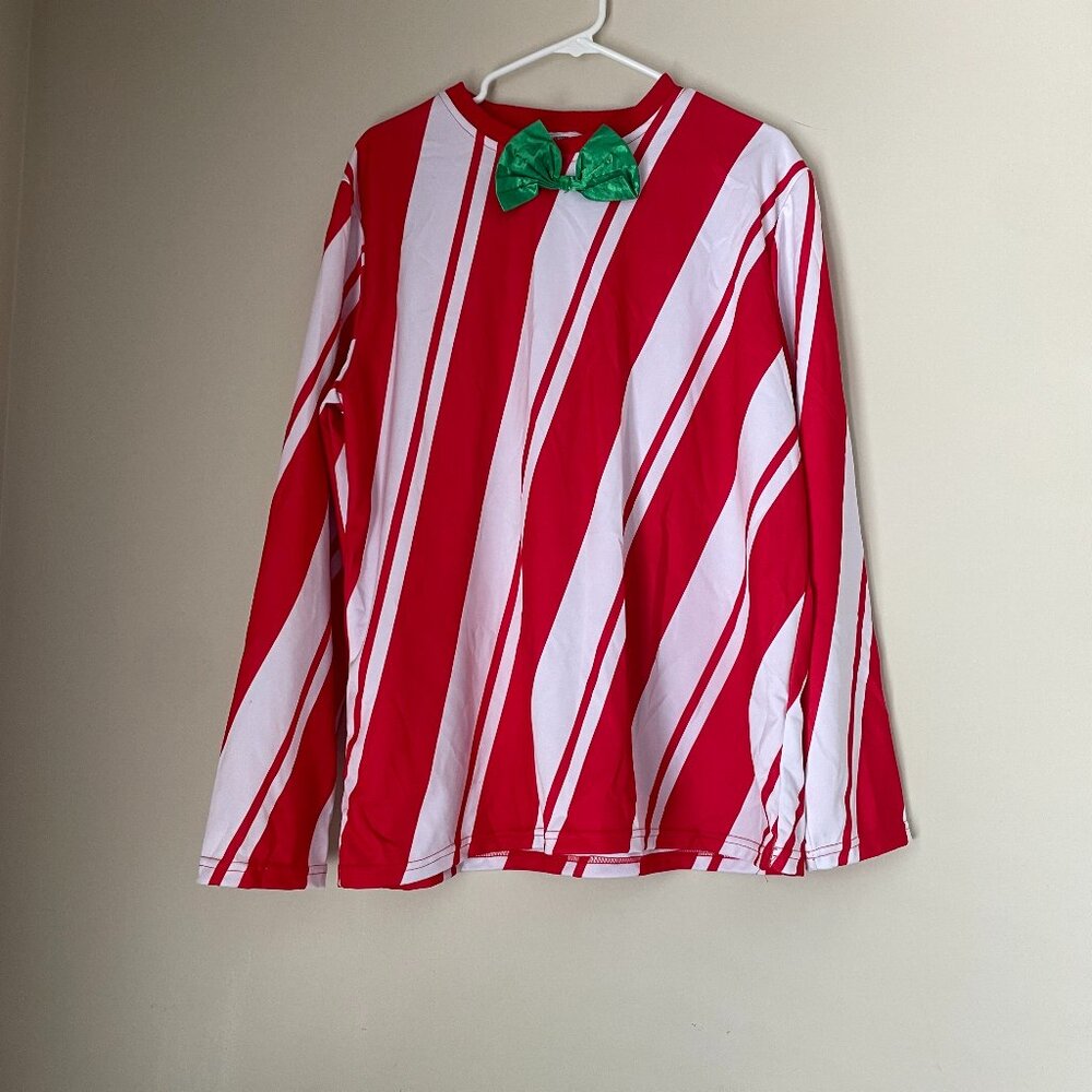 Candy Cane Stripe Holiday Top